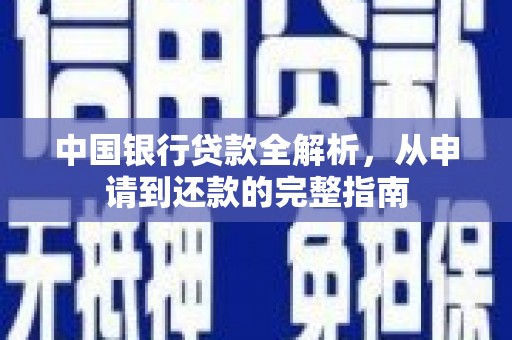 泰顺中国银行贷款全解析，从申请到还款的完整指南