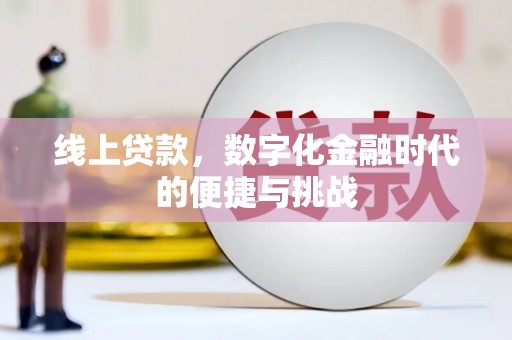 泰顺线上贷款，数字化金融时代的便捷与挑战