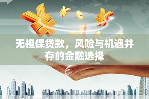 泰顺无担保贷款，风险与机遇并存的金融选择