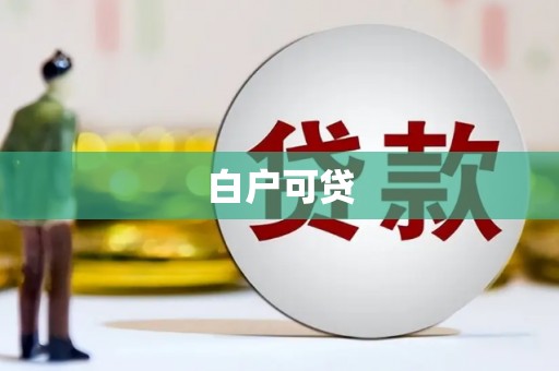 泰顺白户可贷