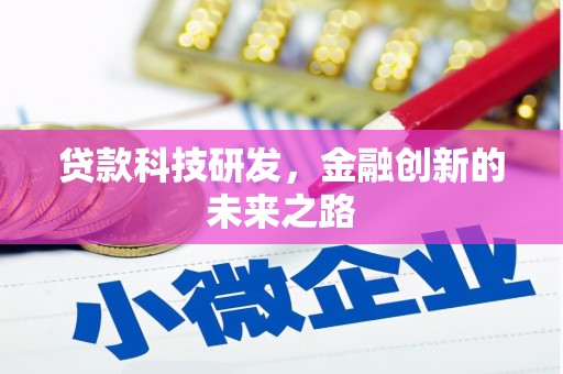 泰顺贷款科技研发，金融创新的未来之路