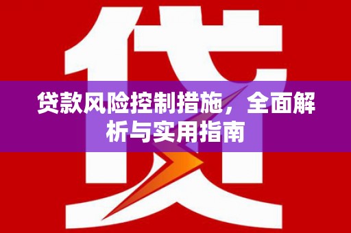 泰顺贷款风险控制措施，全面解析与实用指南