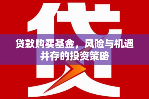 泰顺贷款购买基金，风险与机遇并存的投资策略