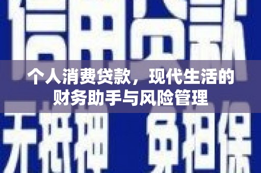 泰顺个人消费贷款，现代生活的财务助手与风险管理