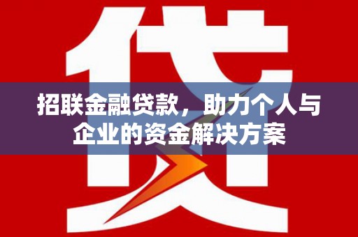 泰顺招联金融贷款，助力个人与企业的资金解决方案