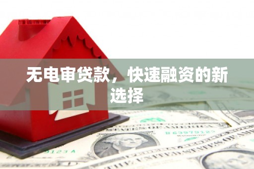 泰顺无电审贷款，快速融资的新选择