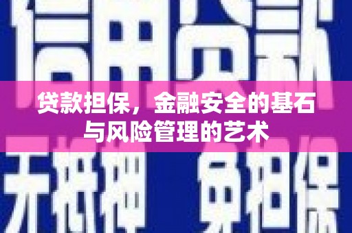 泰顺贷款担保，金融安全的基石与风险管理的艺术