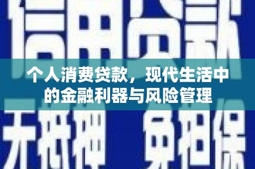 泰顺个人消费贷款，现代生活中的金融利器与风险管理