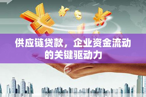 泰顺供应链贷款，企业资金流动的关键驱动力