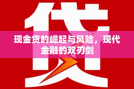 泰顺现金贷的崛起与风险，现代金融的双刃剑