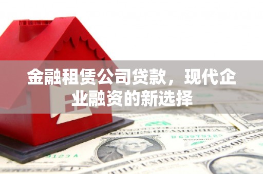 泰顺金融租赁公司贷款，现代企业融资的新选择