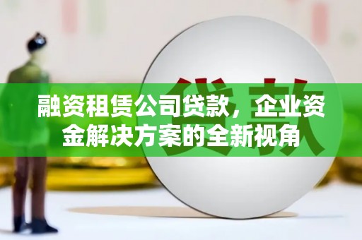 泰顺融资租赁公司贷款，企业资金解决方案的全新视角