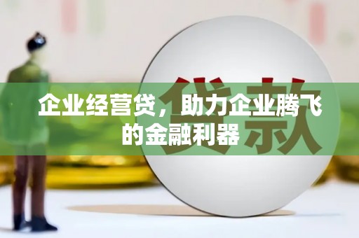 泰顺企业经营贷，助力企业腾飞的金融利器