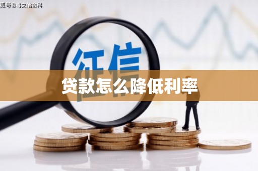 泰顺贷款怎么降低利率