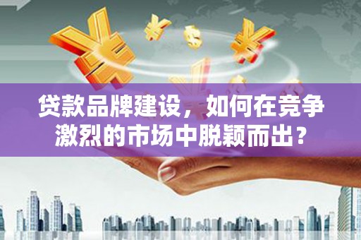 泰顺贷款品牌建设，如何在竞争激烈的市场中脱颖而出？