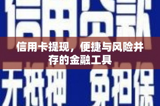 泰顺信用卡提现，便捷与风险并存的金融工具