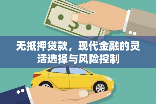 泰顺无抵押贷款，现代金融的灵活选择与风险控制