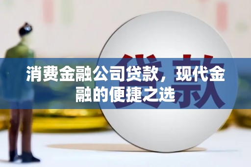 泰顺消费金融公司贷款，现代金融的便捷之选