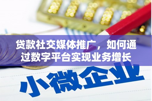 泰顺贷款社交媒体推广，如何通过数字平台实现业务增长