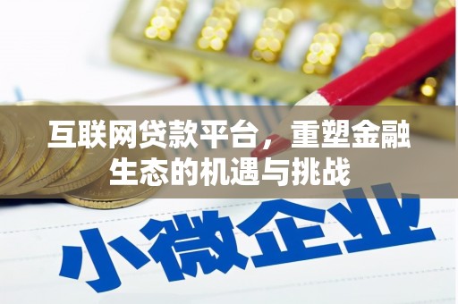 泰顺互联网贷款平台，重塑金融生态的机遇与挑战