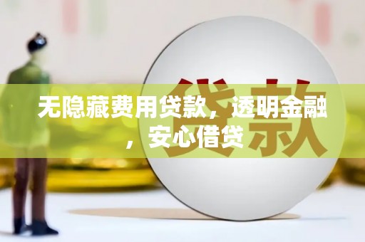 泰顺无隐藏费用贷款，透明金融，安心借贷