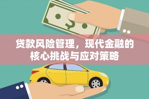泰顺贷款风险管理，现代金融的核心挑战与应对策略