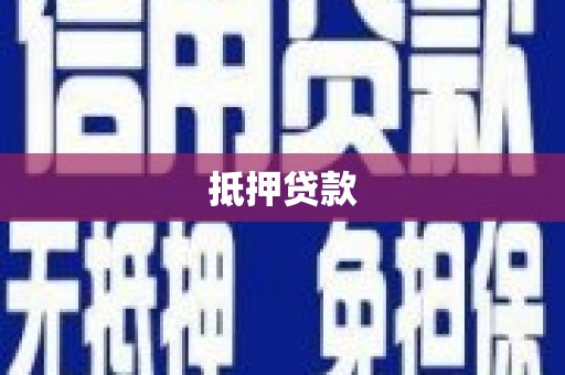 泰顺抵押贷款