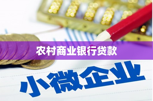 泰顺农村商业银行贷款