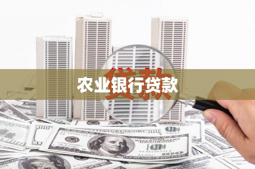 泰顺农业银行贷款
