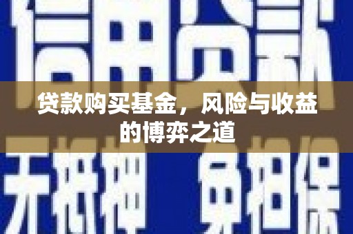 泰顺贷款购买基金，风险与收益的博弈之道