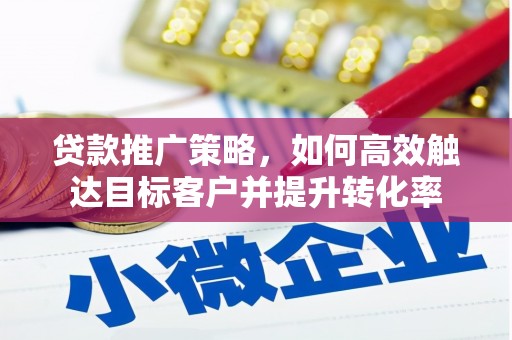 泰顺贷款推广策略，如何高效触达目标客户并提升转化率