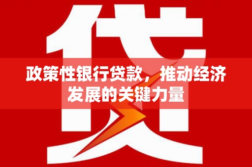 泰顺政策性银行贷款，推动经济发展的关键力量