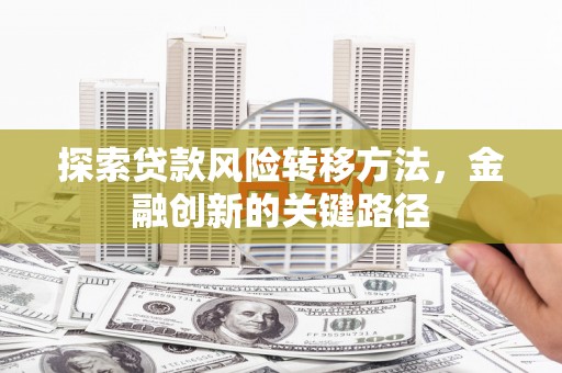 泰顺探索贷款风险转移方法，金融创新的关键路径