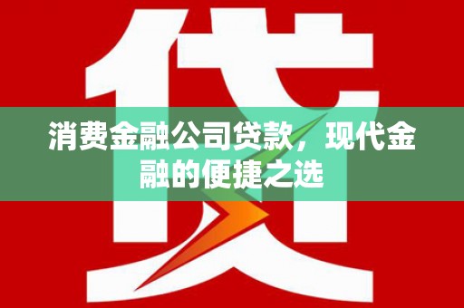泰顺消费金融公司贷款，现代金融的便捷之选