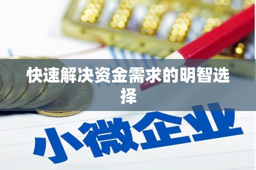 泰顺快速解决资金需求的明智选择