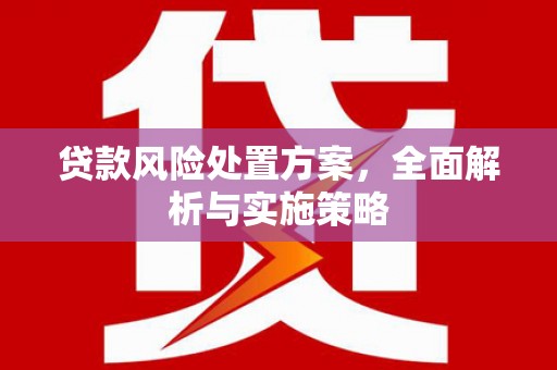 泰顺贷款风险处置方案，全面解析与实施策略
