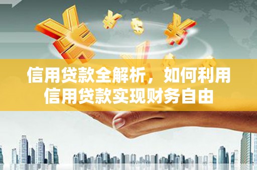 泰顺信用贷款全解析，如何利用信用贷款实现财务自由
