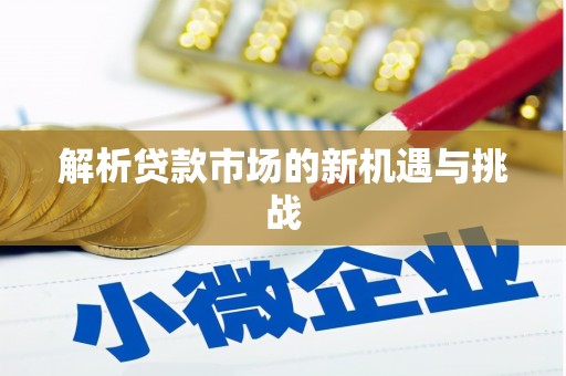 泰顺解析贷款市场的新机遇与挑战